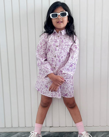Island Adventure Shirt Dress