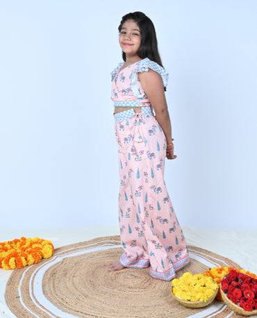 Natkhat Bandar Palazzo and Crop Top