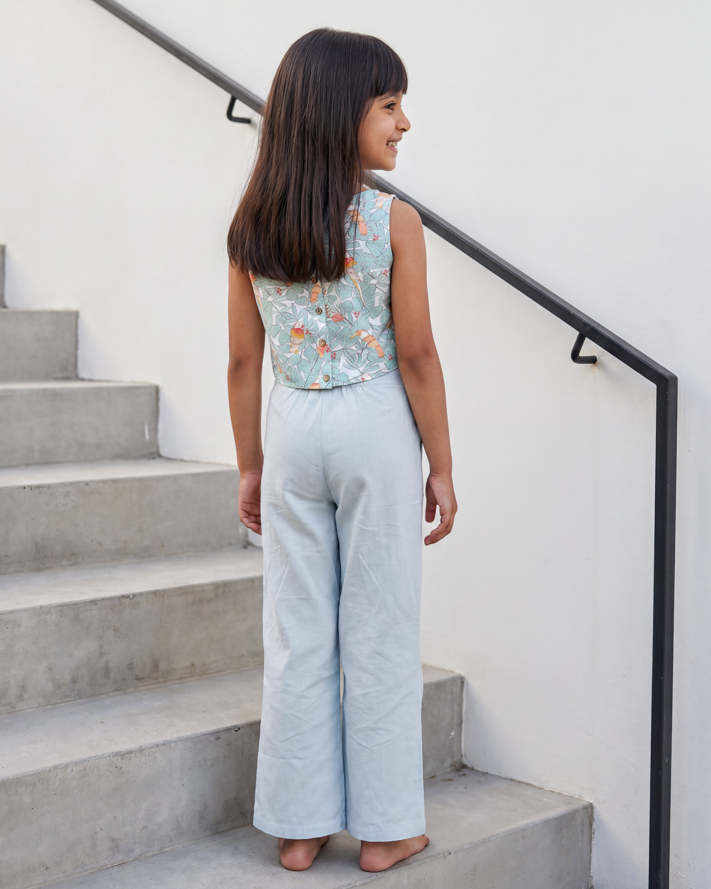 Jungle Chorus Palazzo and Crop Top