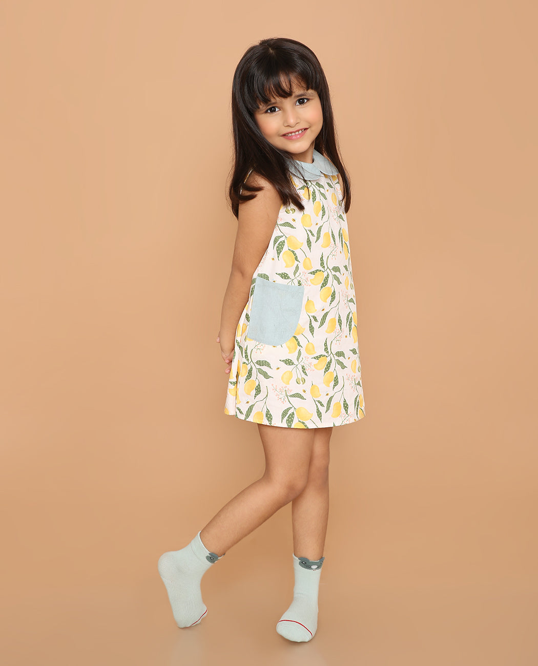 Mango Mania Patch Collared Dress